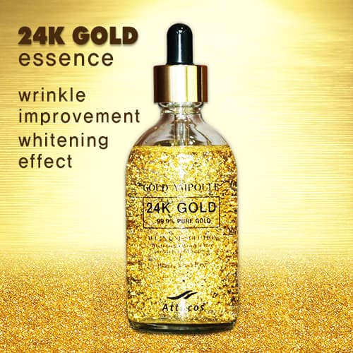 24k gold essence cosmetic